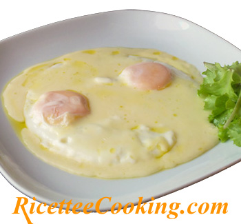 Uova al tegamino con sottilette